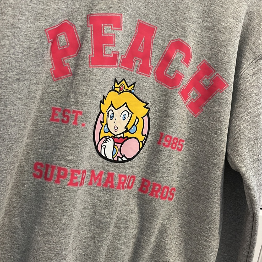 Princess Peach women’s crew neck sweater - Picture 3 of 5